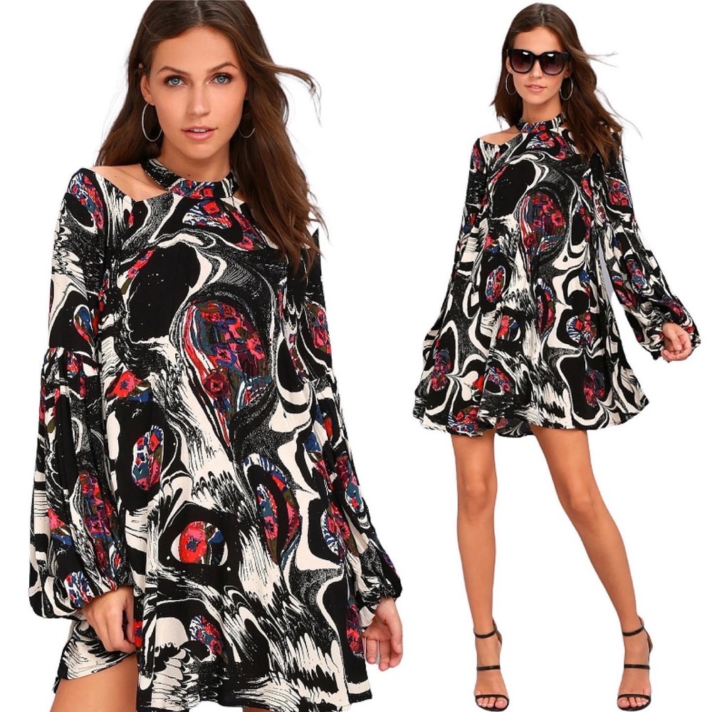 FREE PEOPLE | Drift Away Cold Shoulder Tunic Top/Dress